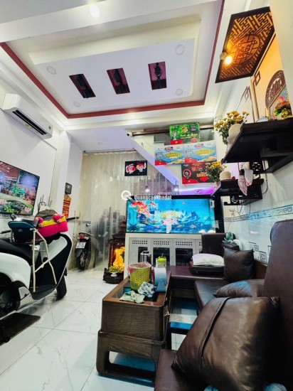NHÀ 4TẦNG, HẺM xe tải, BÌNH ĐÔNG, P15Q8, 49m2, NHỈNH 5ty